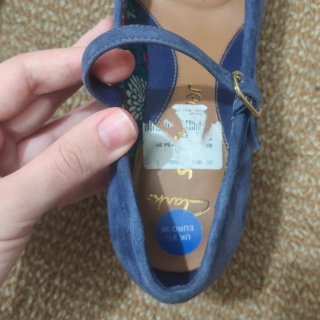 Tacones Clarks Azules