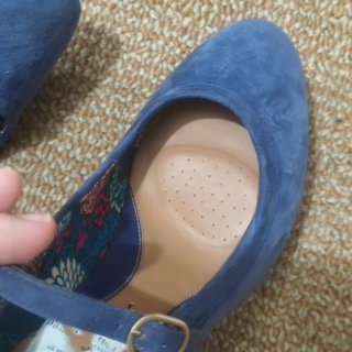 Tacones Clarks Azules