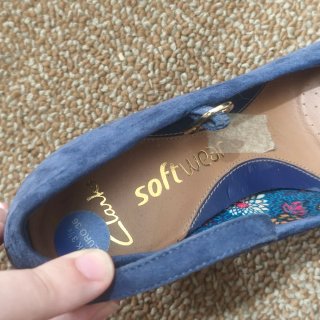 Tacones Clarks Azules