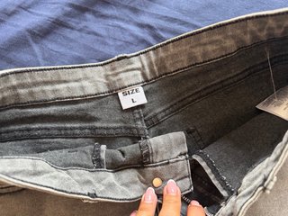 Falda pantalón gris mujer
