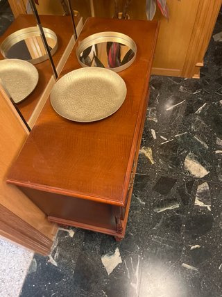 Cómoda de madera con 3 cajones SOLO HOY
