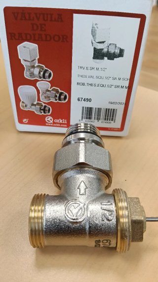 Válvula Termostática Radiador Orklí