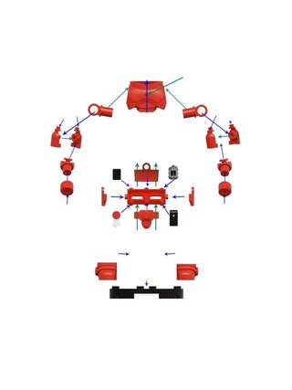 MOC LEGO Minifigura Warhammer 40k Space Marine