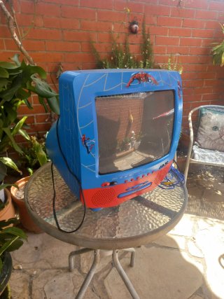 Televisor Lexibook antiguo Spider-Man Azul y Rojo