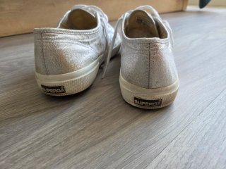 Superga Plata Talla 39