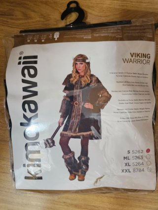 Disfraz Vikingo Kimokawaii Talla S