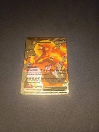 Carta Pokémon Charizard Vmax Edición Oro metalica