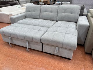Sofá Cama Chaise Longue Gris 250cm