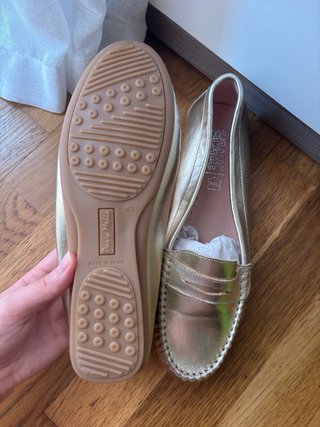 Mocasines SCAME dorados