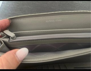 Monedero Michael Kors Piel Beige/Gris