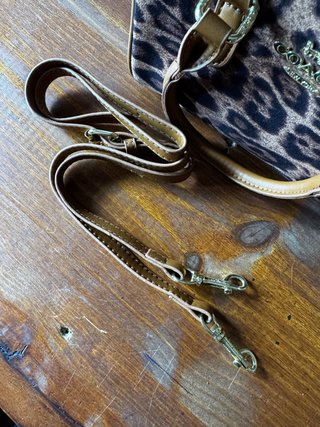 Bolso Coach estampado leopardo