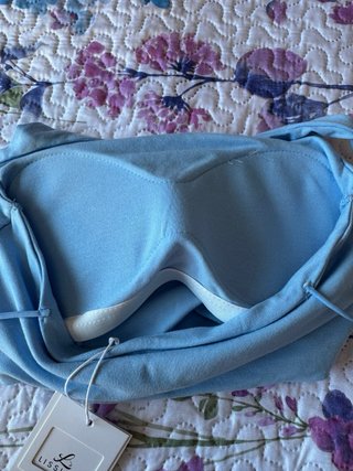 Camiseta tirantes mujer azul talla única