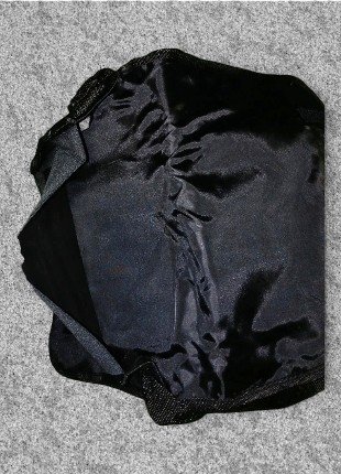 Borsa a tracolla Playboy nera con coniglietto