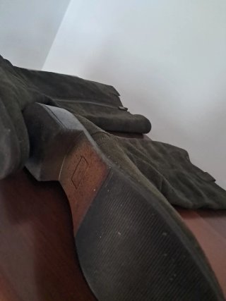 Botas altas verde talla 40
