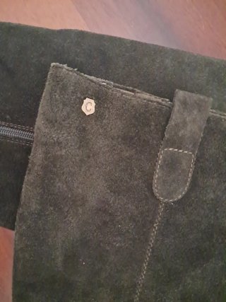 Botas altas verde talla 40