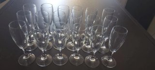Set 6 Calici Flute Champagne Vetro