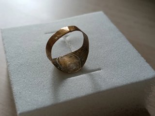 Anillo trinchera bebé siglo XX guerra civil