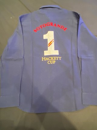 Camisa Hackett Azul Sotogrande