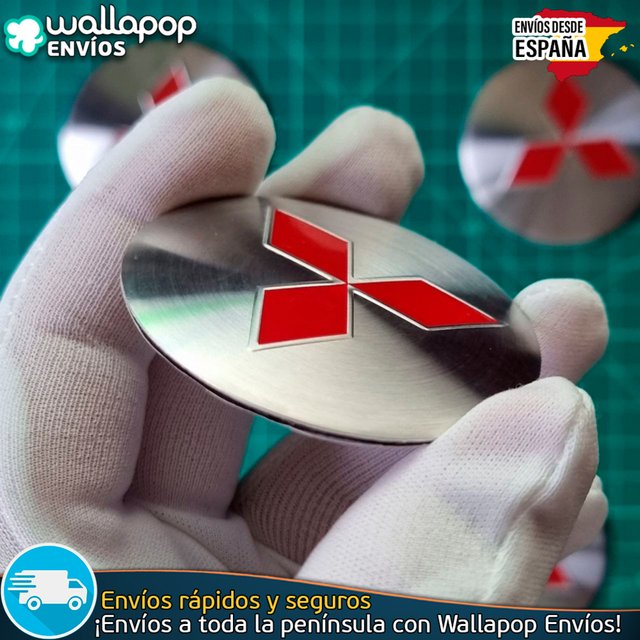 Emblema Mitsubishi 56mm Tapacubos Centro Llantas