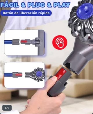 Tubo Extensión Aspiradora Dyson V7 V8 V10 V11 V15