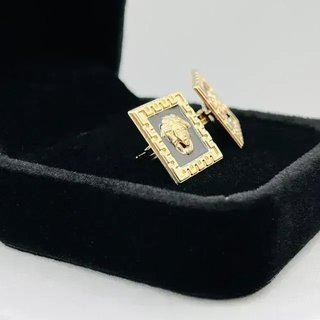 Pendientes Onix y Medusa Oro