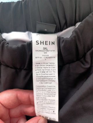 2 Pantalones SHEIN 3XL sin estrenar Talla 48