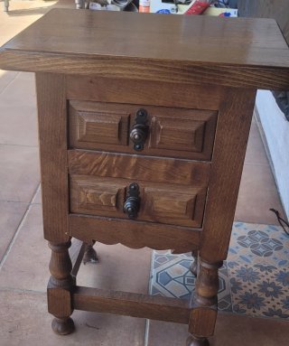 Tiradores de armario antiguos madera y metal