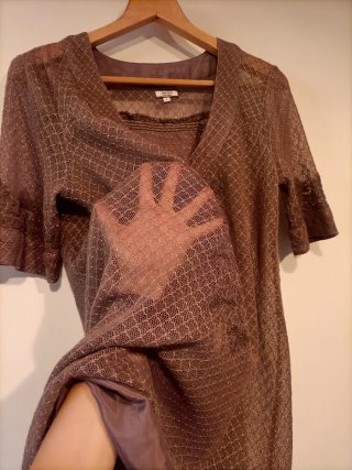 Camisa playera marrón