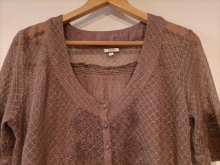 Camisa playera marrón