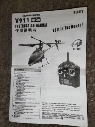 Helicóptero RC V911 + Accesorios