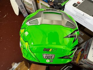Casco de Motocross Verde para Niños y Adultos