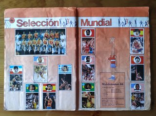 Álbum Baloncesto. 1986-1987. Completo.