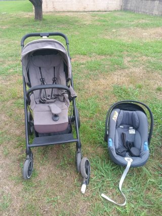 Cybex Silla Paseo, Maxi-Cosi y Capazo Gris