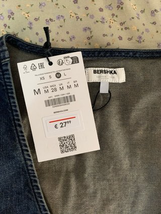 Chaleco vaquero Bershka talla M