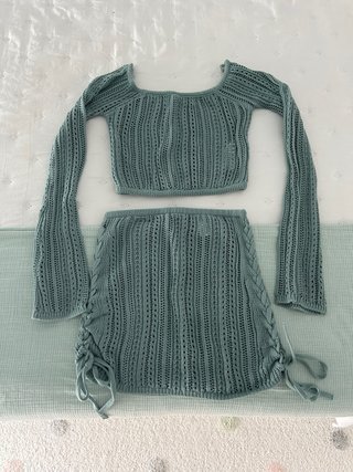 Conjunto Verano Pull&Bear Crochet