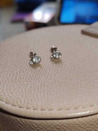 Pendientes de plata con circonitas