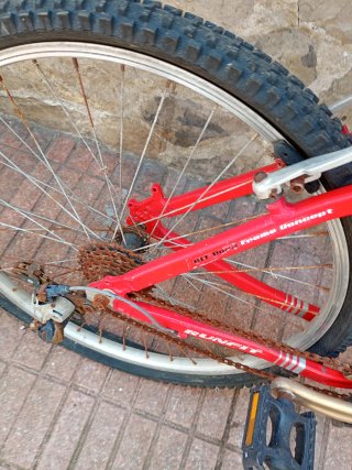 Bicicleta Roja Montaña,para piezas