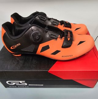 Zapatillas Ciclismo GS Roadster Naranja T41