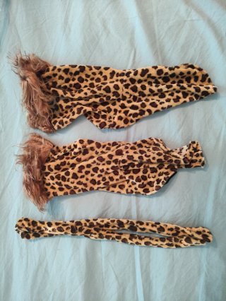 Disfraz infantil leopardo peluche