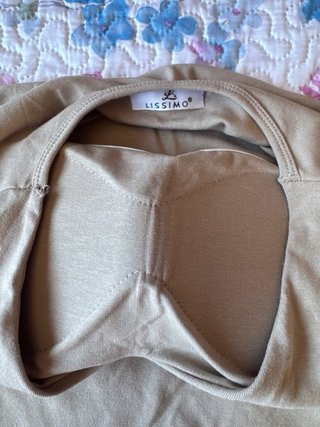 Camiseta sin mangas LISSIMO beige talla única