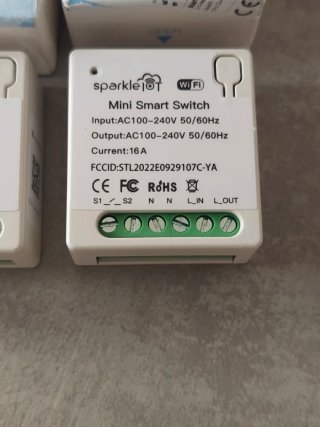 SparkleIoT Mini Smart Switch de 16A