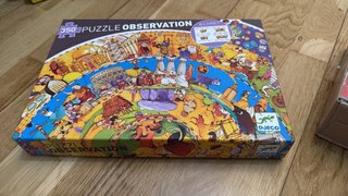 Puzzle Djeco 350 piezas Observación Historia