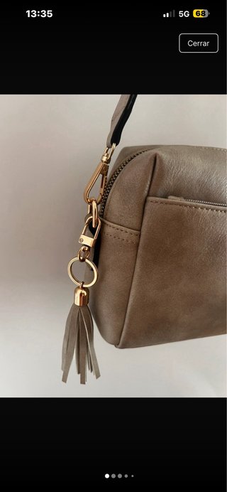 Bolso bandolera Amazon color beige
