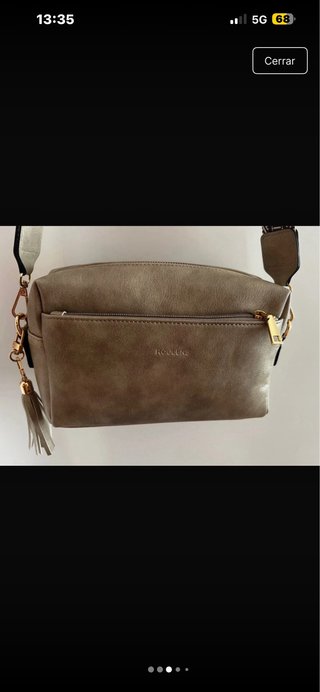 Bolso bandolera Amazon color beige