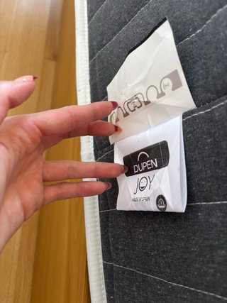 Colchón de tela con cojines