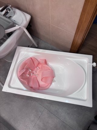 Bañera cambiador bebé estrellas gris