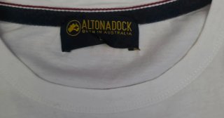 Camiseta ALTONADOCK Blanca Estampado Serpiente