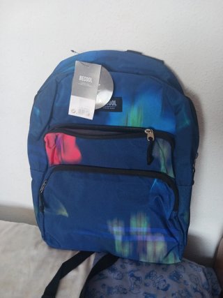 Mochila BECOOL azul multicolor