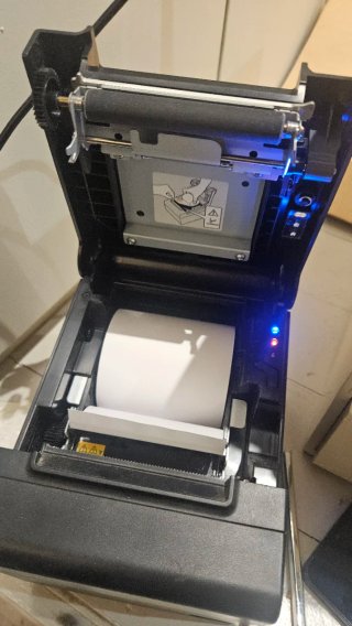 Impresora de Tickets Epson Negra + rollos