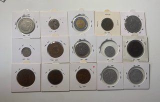 Lote de monedas del mundo